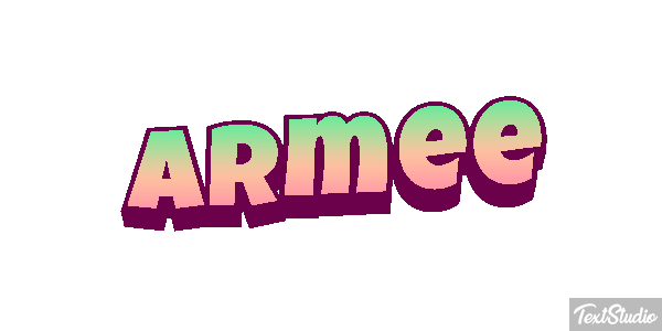 Armée Effetto testo