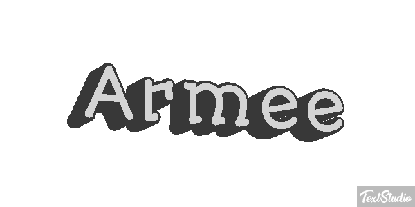 Armée Effetto testo