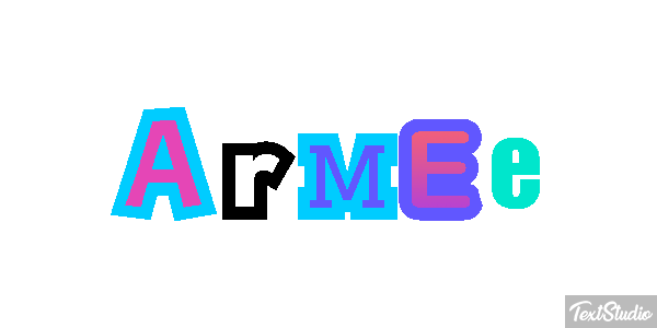 Armée Effetto testo