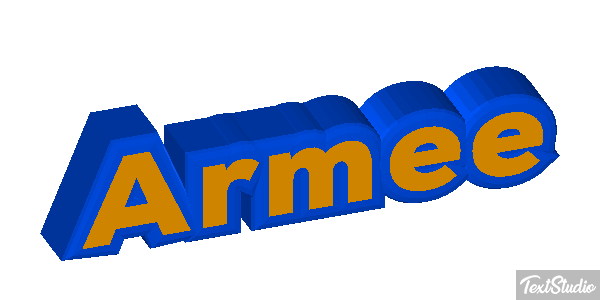 Armée Effetto testo