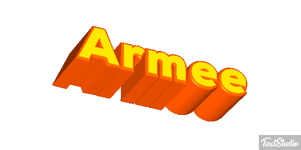 Armée Effetto testo