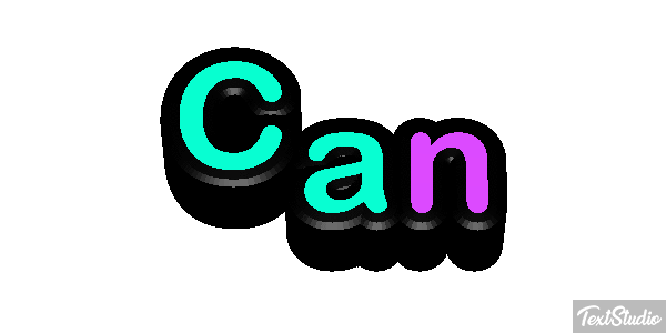 Can Text effect
