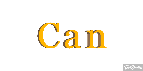 Can Text effect