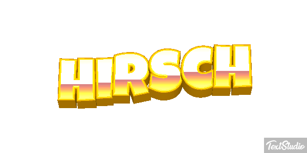 Hirsch Texteffekt