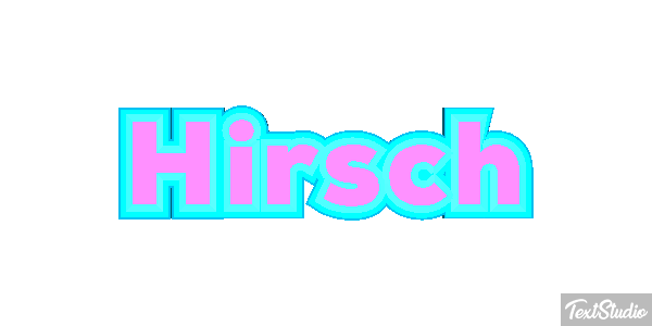 Hirsch Texteffekt