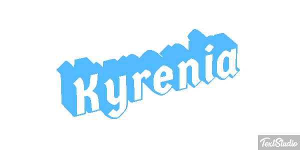 Kyrenia Effetto testo