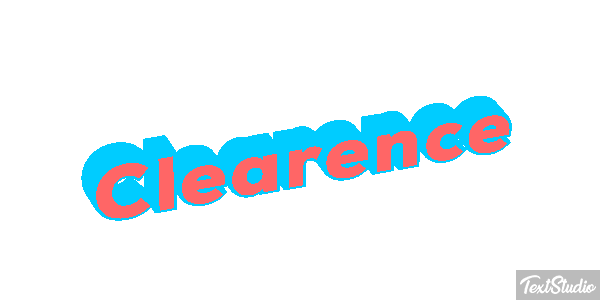 Clearence Text effect