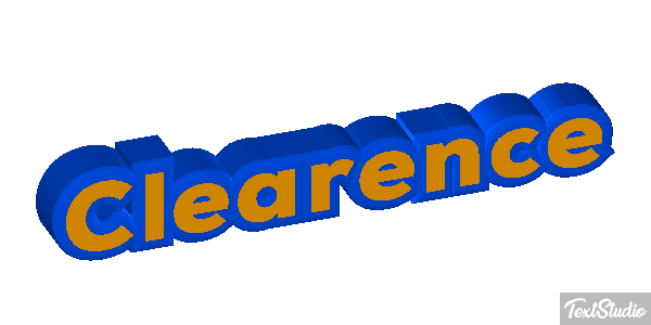 Clearence Text effect