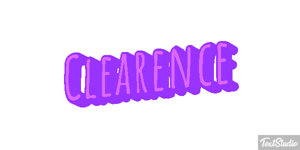 Clearence Text effect