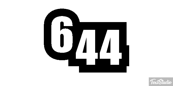 644 Efekt tekstowy