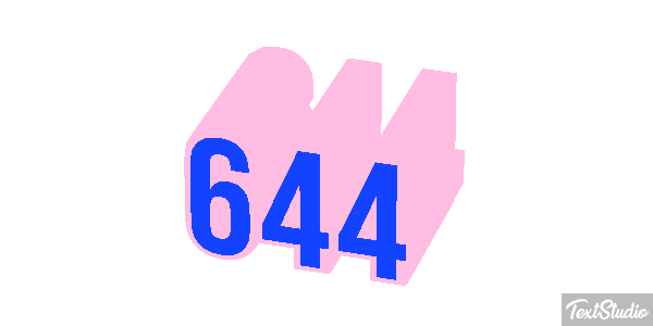 644 Efekt tekstowy