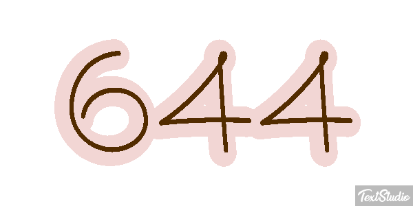 644 Efekt tekstowy