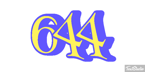 644 Efekt tekstowy