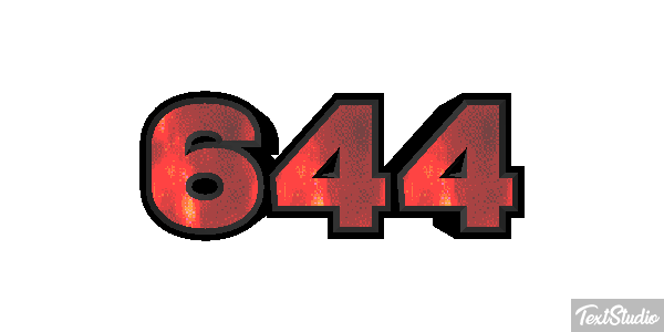 644 Efekt tekstowy