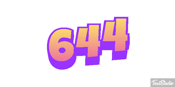 644 Efekt tekstowy