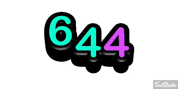 644 Efekt tekstowy