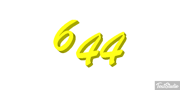 644 Efekt tekstowy