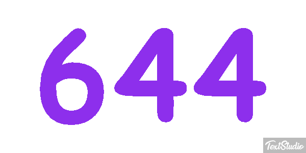 644 Efekt tekstowy