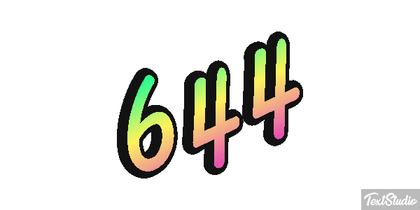 644 Efekt tekstowy