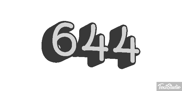 644 Efekt tekstowy