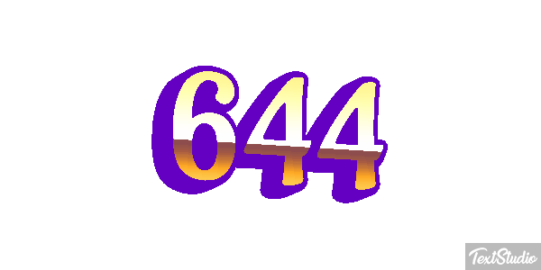 644 Efekt tekstowy