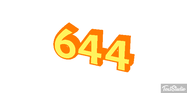 644 Efekt tekstowy