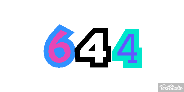 644 Efekt tekstowy