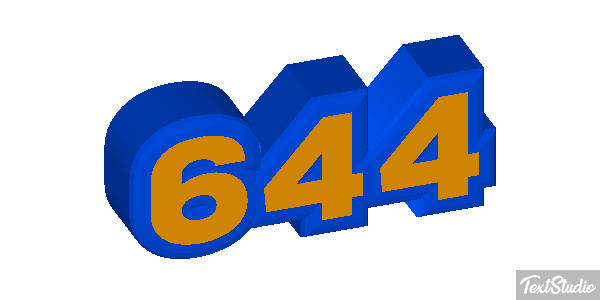644 Efekt tekstowy