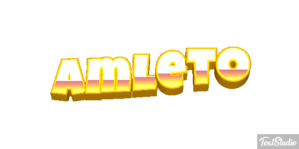 Amleto Effetto testo