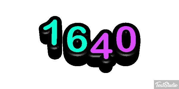 1640 テキスト効果