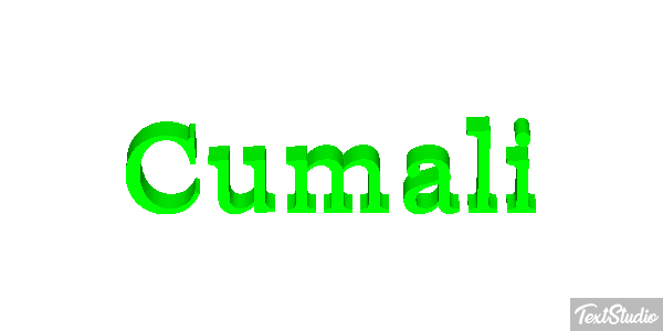 Cumali Efeito do texto