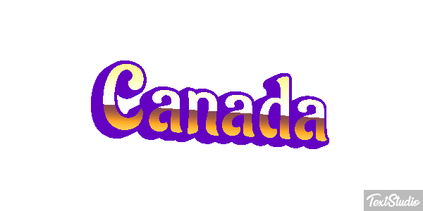 Canada テキスト効果