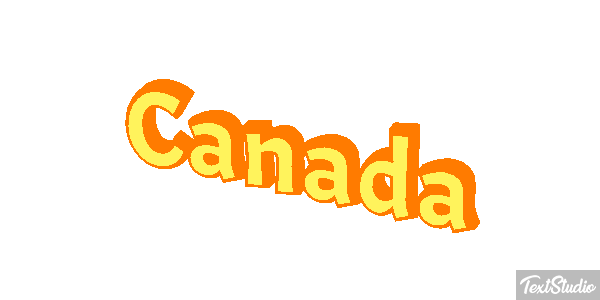 Canada テキスト効果