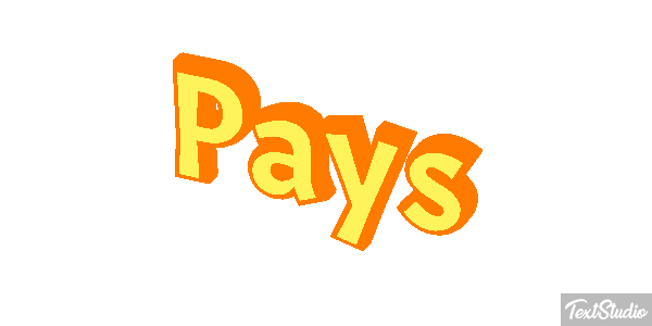 Pays Effet de texte