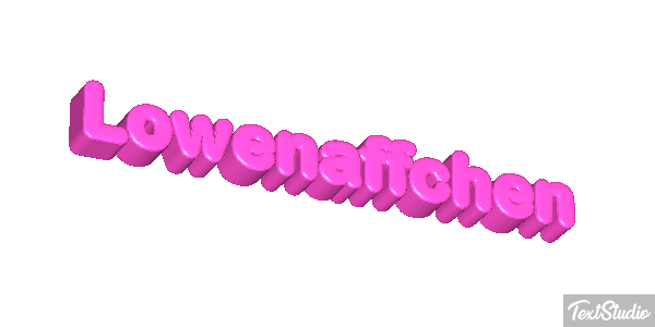 Löwenäffchen Texteffekt