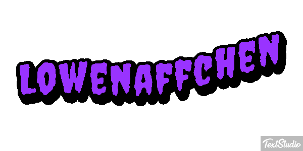 Löwenäffchen Texteffekt