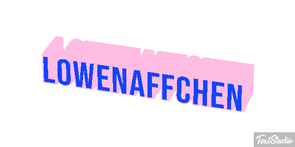 Löwenäffchen Texteffekt