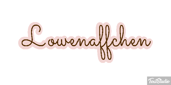 Löwenäffchen Texteffekt