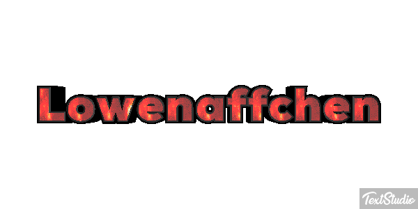 Löwenäffchen Texteffekt