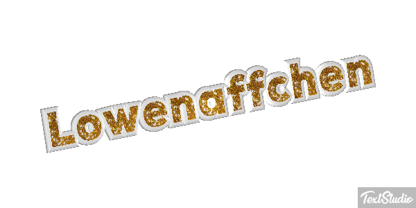 Löwenäffchen Texteffekt