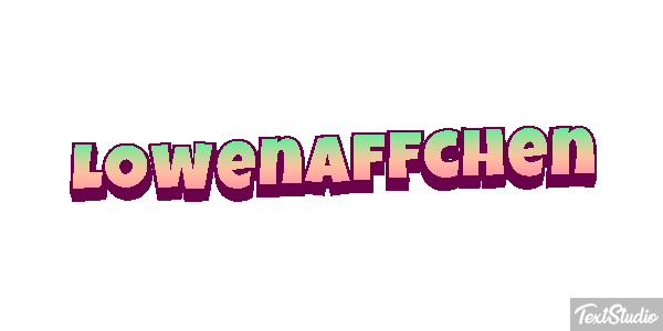 Löwenäffchen Texteffekt
