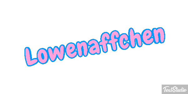 Löwenäffchen Texteffekt