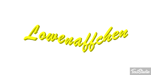 Löwenäffchen Texteffekt