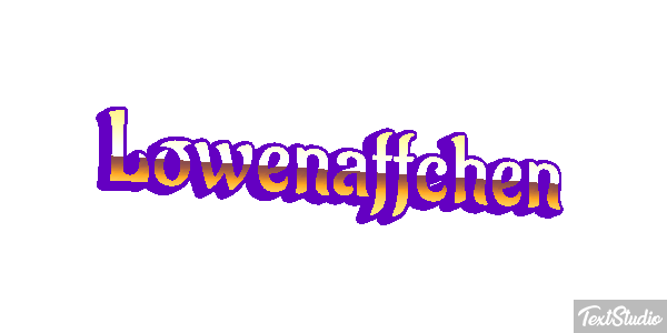 Löwenäffchen Texteffekt
