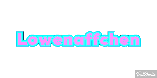 Löwenäffchen Texteffekt
