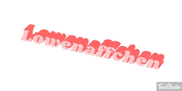 Löwenäffchen Texteffekt