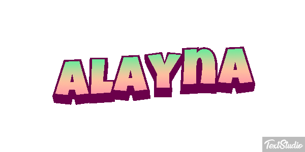 Alayna Text effect