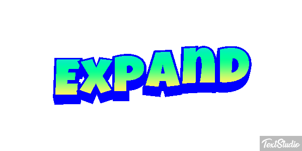 Expand Text effect