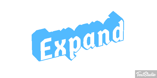 Expand Text effect