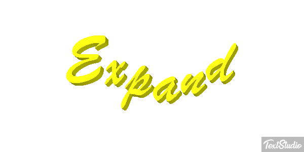 Expand Text effect